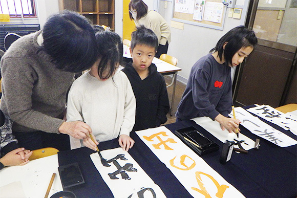 宿題の様子